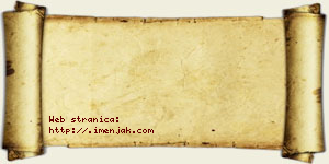 Časlav Jazački vizit kartica